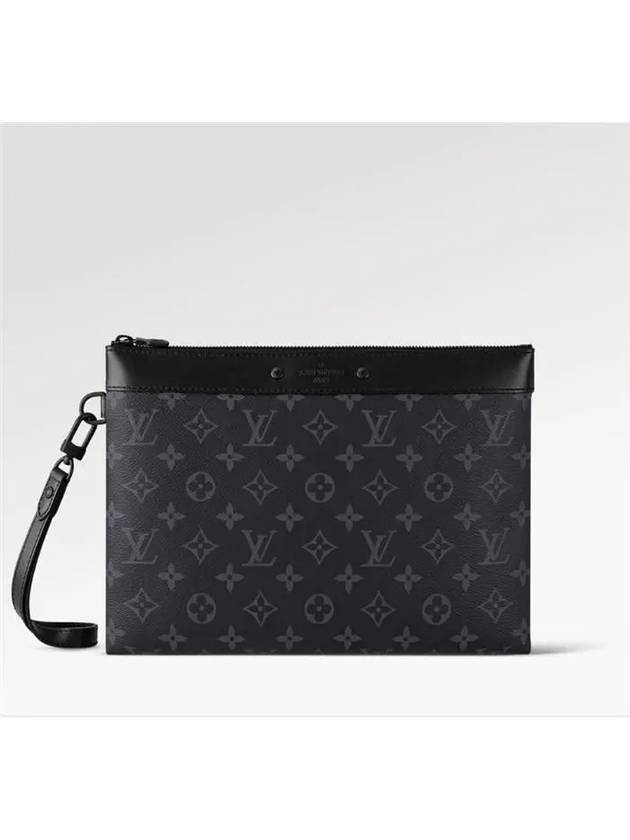 Monogram Eclipse Pochette Pouch Bag Black - LOUIS VUITTON - BALAAN 3