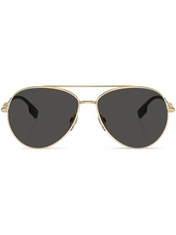 Eyewear logo-embellished pilot frame sunglasses - BURBERRY - BALAAN 1