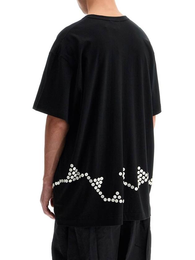 embroidered button-up t - COMME DES GARCONS - BALAAN 3