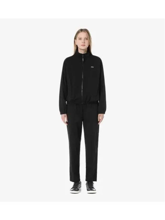 Women s Woven Setup Basic Pants Black - LACOSTE - BALAAN 1