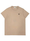 TB Monogram Embroidered Short Sleeve T-Shirt Beige - BURBERRY - BALAAN 2