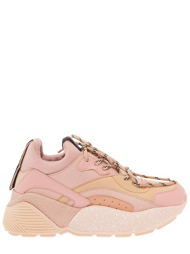 faux leather panel design sneakers 810243E00124 - STELLA MCCARTNEY - BALAAN 2