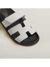 Chypre Calfskin Sandals Blanc - HERMES - BALAAN 5