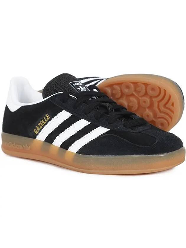 Gazelle Indoor Low Top Sneakers Core Black - ADIDAS - BALAAN 3