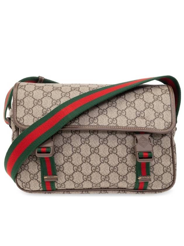 Ophidia GG Messenger Bag Beige Ebony - GUCCI - BALAAN 4