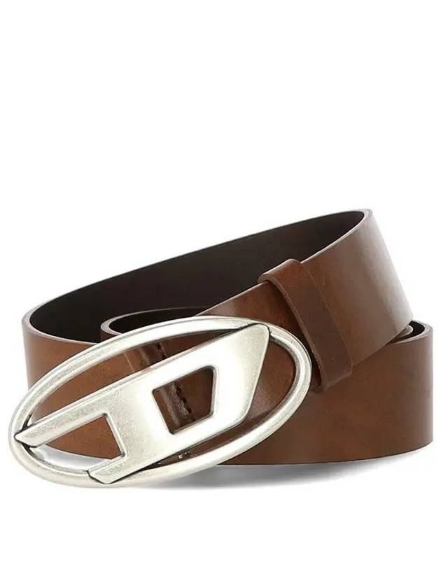 1DR D Buckle Leather Belt Brown - DIESEL - BALAAN 2