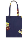 Flower Rou Tote Bag Navy - A.P.C. - BALAAN 4