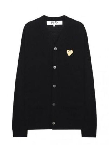 cardigan gold heart wappen wool - COMME DES GARCONS - BALAAN 1