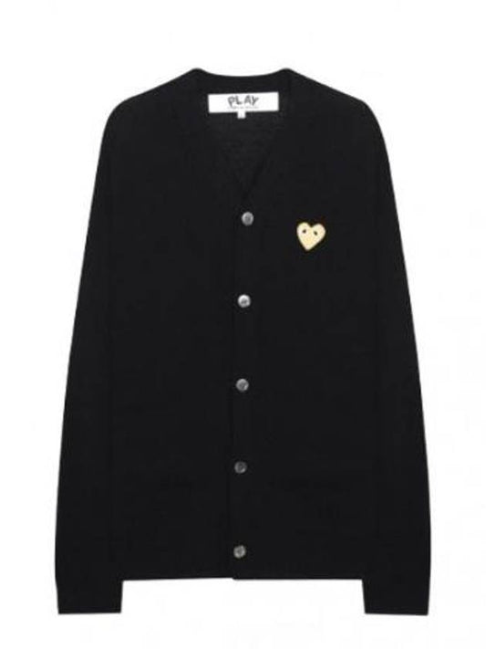 cardigan gold heart wappen wool - COMME DES GARCONS - BALAAN 1