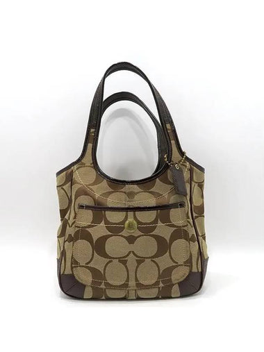 brown tote bag - COACH - BALAAN 1