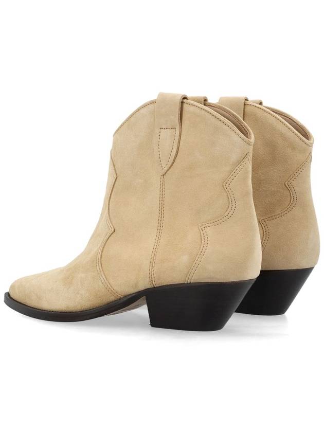 Dwina suede middle boots beige - ISABEL MARANT - BALAAN 5