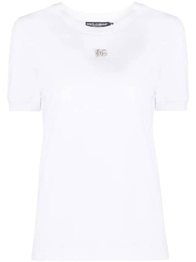 crystal embellished t-shirt F8U08ZG7B3U - DOLCE&GABBANA - BALAAN 2