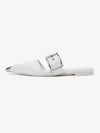 Punk Flat Mules White - ALEXANDER MCQUEEN - BALAAN 2