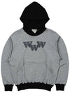 BIO WASHED STITCH REGULAR FIT HOODIE TWO TONE GRAY BLACK - DON’T ASK MY PLAN - BALAAN 3