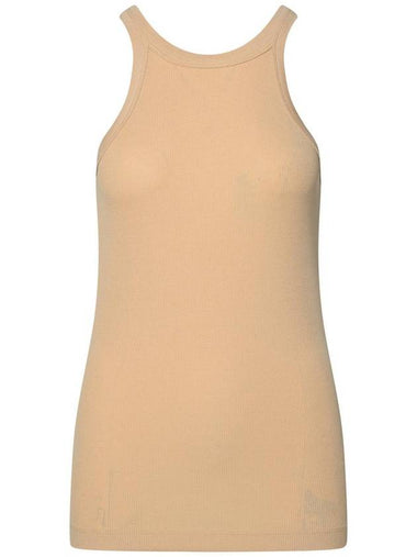 Sportmax 'Nastie' Tank Top In Silk Blend Nude - MAX MARA SPORTMAX - BALAAN 1