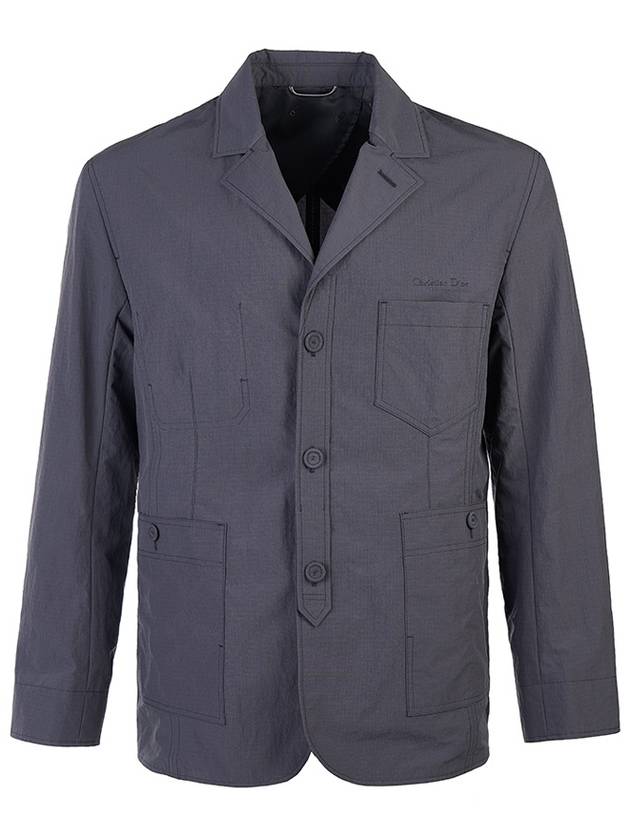 Workwear Technical Ripstop Jacket Anthracite Grey - DIOR - BALAAN 2