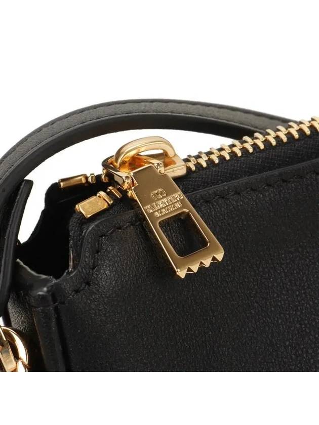 V Logo Signature Mini Shoulder Bag Black - VALENTINO - BALAAN 8