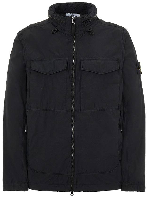 Waffen Naslan Light Watro Zip-up Jacket Black - STONE ISLAND - BALAAN 2