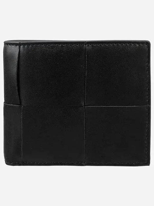 Intrecciato Cassette Half Wallet Black - BOTTEGA VENETA - BALAAN 2