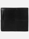 Intrecciato Cassette Half Wallet Black - BOTTEGA VENETA - BALAAN 2