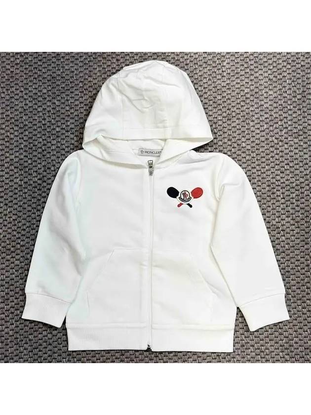 Moncler Baby Hooded Zip Up White - MONCLER - BALAAN 3