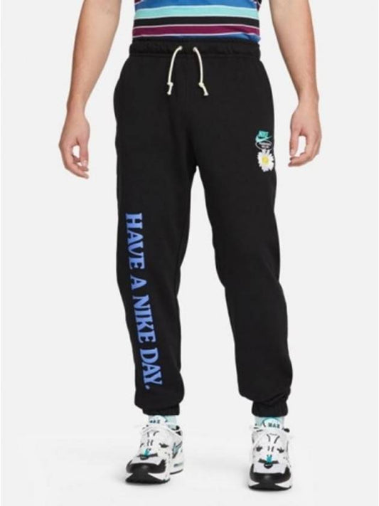 Have a Day Fleece Track Pants Black - NIKE - BALAAN 2