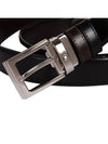 Classic Reversible Leather Belt Black - MONTBLANC - BALAAN 3