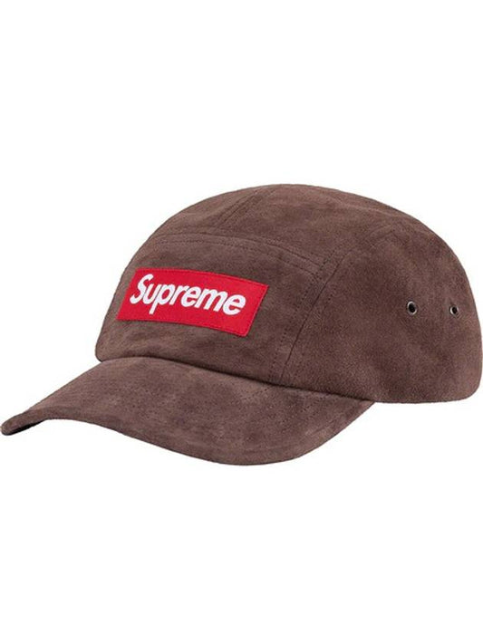 Suede Camp Cap Brown - SUPREME - BALAAN 1