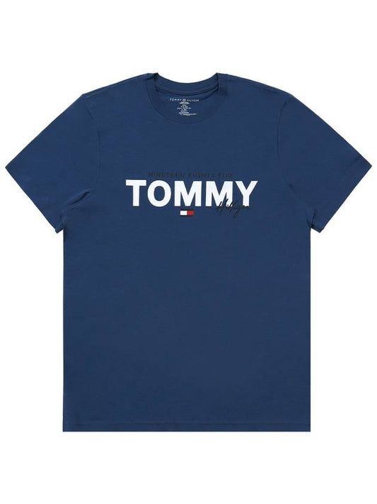 Lettering logo short sleeve tshirt - TOMMY HILFIGER - BALAAN 1