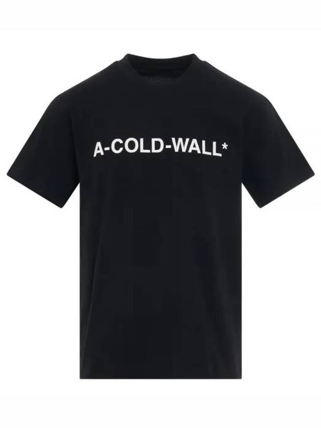 Logo printing short sleeve black men s t shirt 238921 - A-COLD-WALL - BALAAN 1