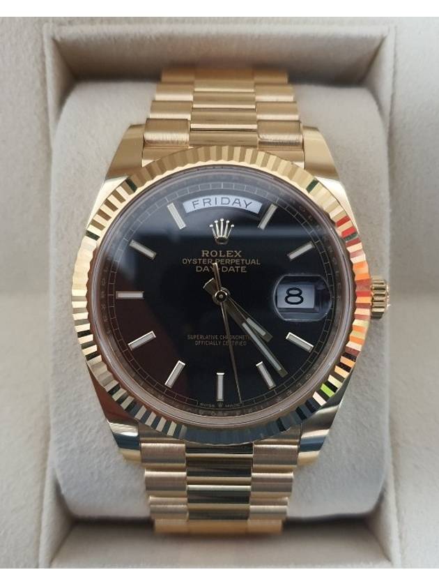 Rolex Day Date Yellow Gold Sword 20 Years - ROLEX - BALAAN 3