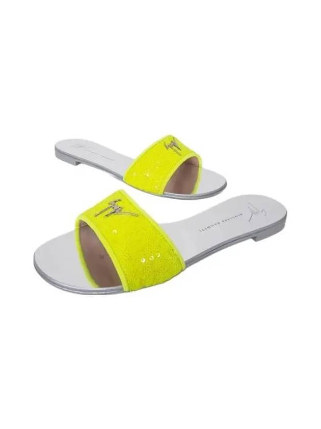 E800023 001 Logo Sandals Yellow Giuseppe Zanotti - GIUSEPPE ZANOTTI - BALAAN 3