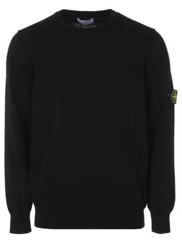 Wappen cotton black knit 271709 - STONE ISLAND - BALAAN 1