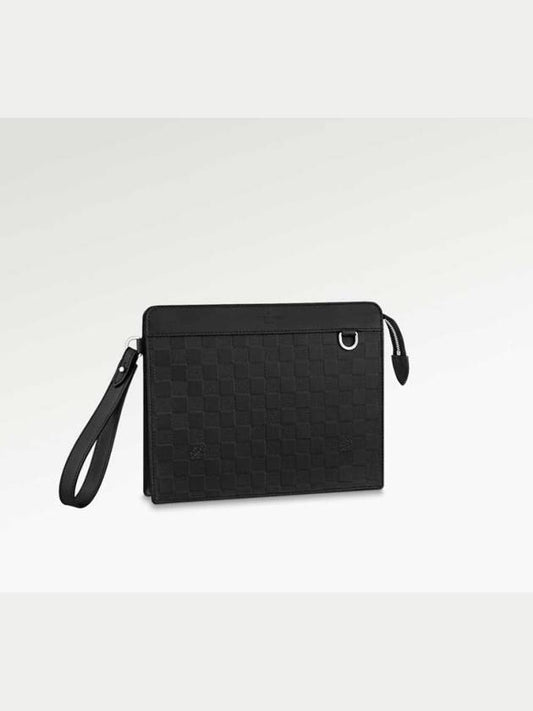 New Pouch Strap Clutch Bag Black - LOUIS VUITTON - BALAAN 2