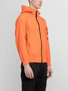 Men's Wappen Patch Naslan Watro Hoodie Jacket Orange - STONE ISLAND - BALAAN 4