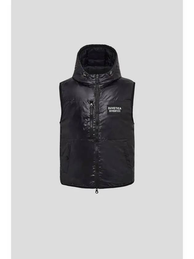 Caldonazzo black men s down vest - DUVETICA - BALAAN 1