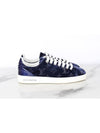 Monogram Velvet Sneakers Navy 35 220 - LOUIS VUITTON - BALAAN 5