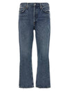 Denim Straight Pants A056C983FREQUENCY Blue - AGOLDE - BALAAN 1