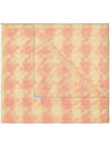 Houndstooth Pattern Silk Scarf Pink - BURBERRY - BALAAN 1