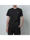 Logo Patch Short Sleeves T-Shirt Black - STONE ISLAND - BALAAN 2