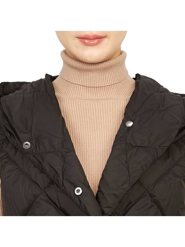 Frutto Padded Vest Brown - MAX MARA - BALAAN 11