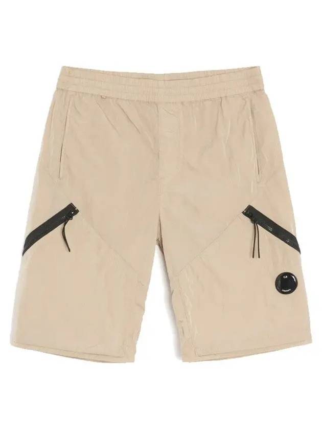 Chrome R Multi-Pocket Bermuda Shorts Beige - CP COMPANY - BALAAN 3