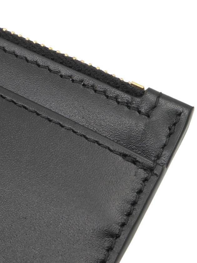 Black Smooth Calfskin Gold Monogram Bill Pouch 636316 - SAINT LAURENT - BALAAN 9