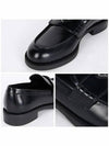 Triangle Logo Leather Loafers Black - PRADA - BALAAN 6