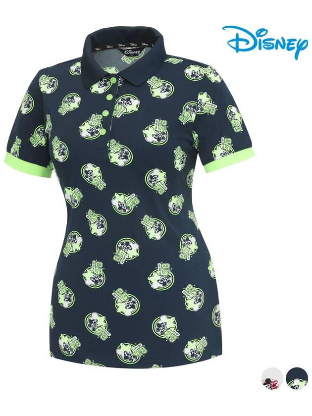 Character Pattern Short Sleeve Collar T-Shirt DO2LTS031 - DISNEY GOLF - BALAAN 3