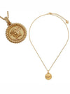 Medusa Coin Rope Marine Necklace Gold - VERSACE - BALAAN 2