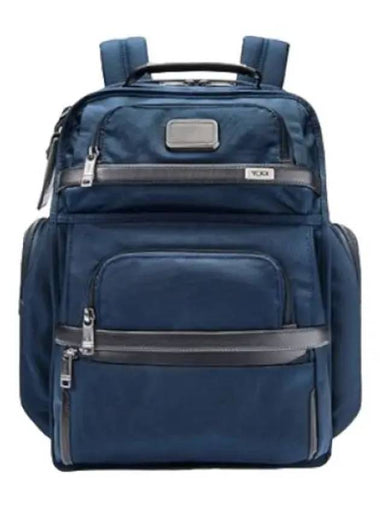 Alpha Brief Pack Backpack Navy - TUMI - BALAAN 1