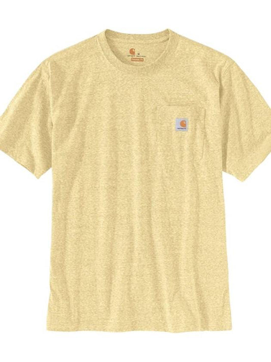 Pocket short sleeve T shirt Golden Haze K87 G22 - CARHARTT - BALAAN 1