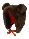 Kids fur hat 2476510816 BROWN - MINI RODINI - BALAAN 1