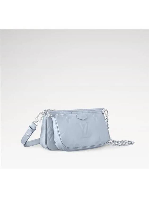 Multi Pochette Accessoires Shoulder Bag Blue - LOUIS VUITTON - BALAAN 3